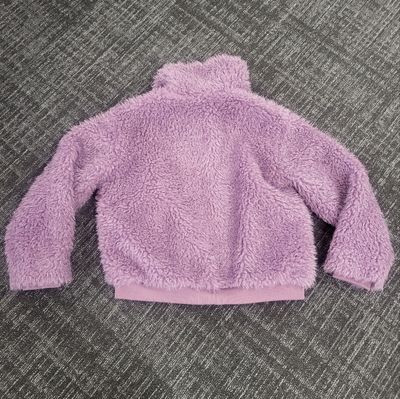 NWT Electric & Rose lilac furry bomber jacket, Size S - Picture 4 of 8